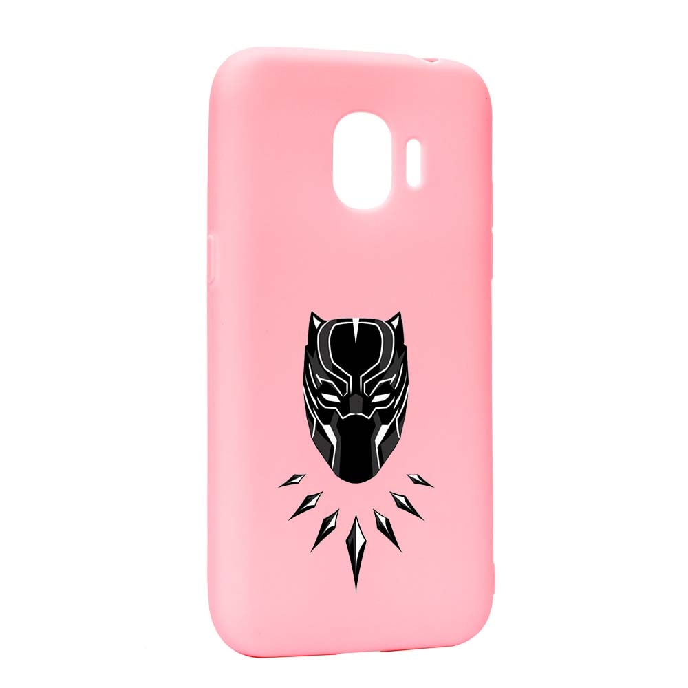 Husa de protectie Marvel, Black Panther pentru Samsung Galaxy J2 Pro 2018 / J2 2018 / Grand Prime Pro, rezistenta la uzura, anti-alunecare, din silicon Premium, P243