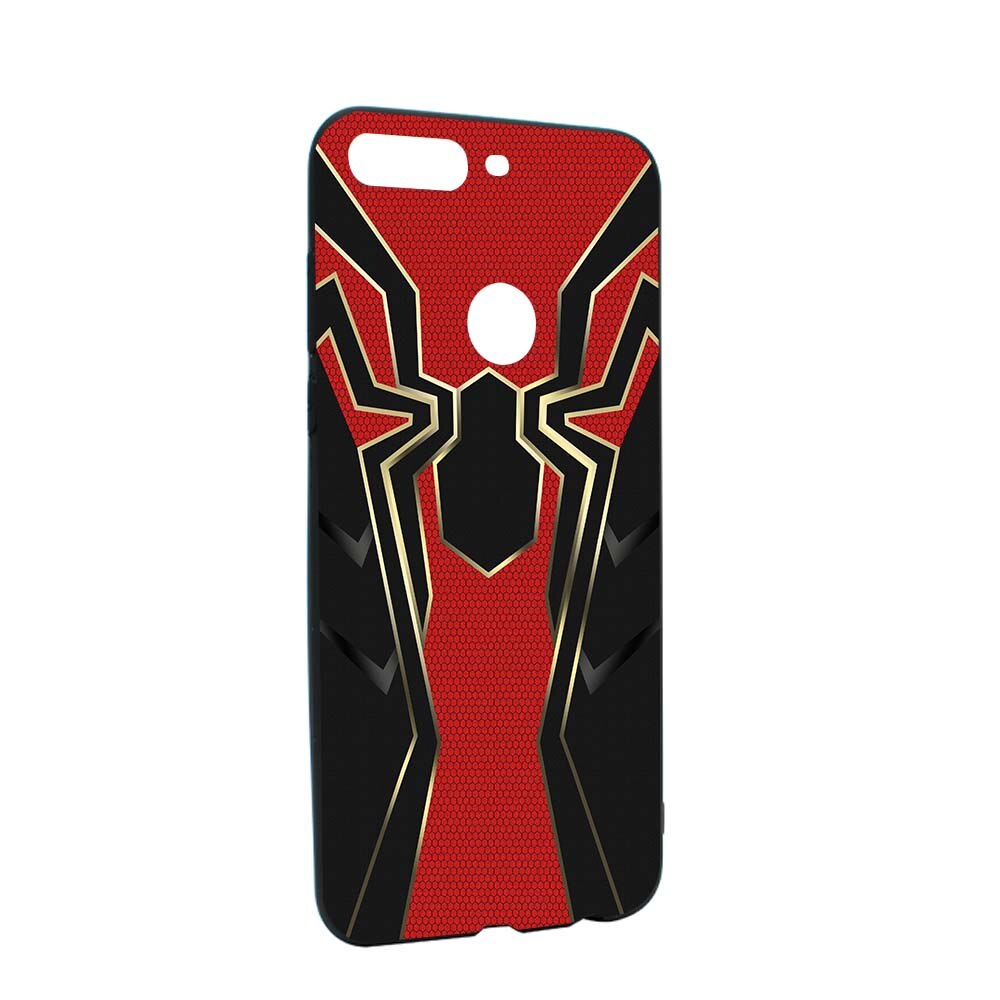 Husa de protectie Marvel, Spider-Man pentru Huawei Y7 2018 / Y7 Prime 2018, rezistenta la uzura, anti-alunecare, din silicon Premium, B244