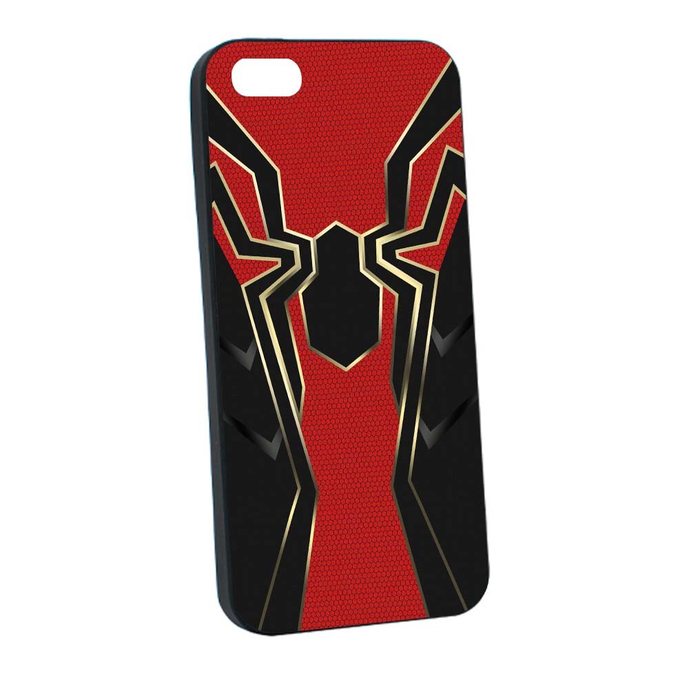 Husa de protectie Marvel, Spider-Man pentru Apple iPhone SE / 5S / 5, rezistenta la uzura, anti-alunecare, din silicon Premium, B244