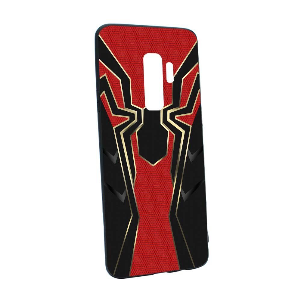 Husa de protectie Marvel, Spider-Man pentru Samsung Galaxy S9 Plus, rezistenta la uzura, anti-alunecare, din silicon Premium, B244