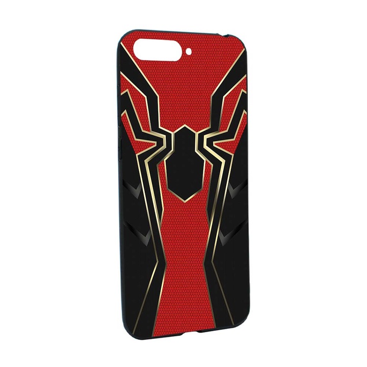 Marvel Spider-Man védőtok Huawei Y6 2018 / Y6 Prime 2018 kopásálló, csúszásgátló prémium szilikon B244 készülékhez