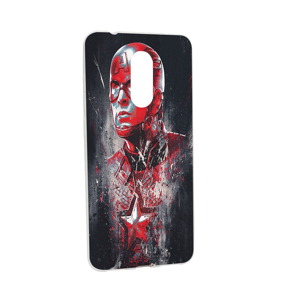 Husa de protectie Marvel, Avengers pentru Xiaomi Redmi Note 5 / Redmi 5 Plus, rezistenta la uzura, anti-alunecare, din silicon Premium, W241