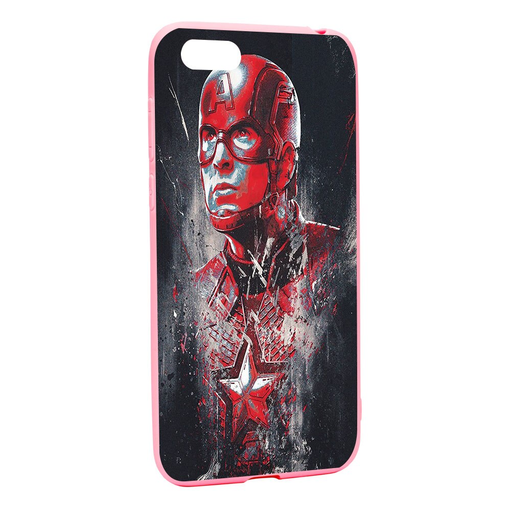 Husa de protectie Marvel, Avengers pentru Apple iPhone 6 / 6S, rezistenta la uzura, anti-alunecare, din silicon Premium, P241