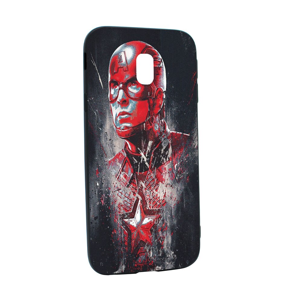 Husa de protectie Marvel, Avengers pentru Samsung Galaxy J7 2017, rezistenta la uzura, anti-alunecare, din silicon Premium, B241