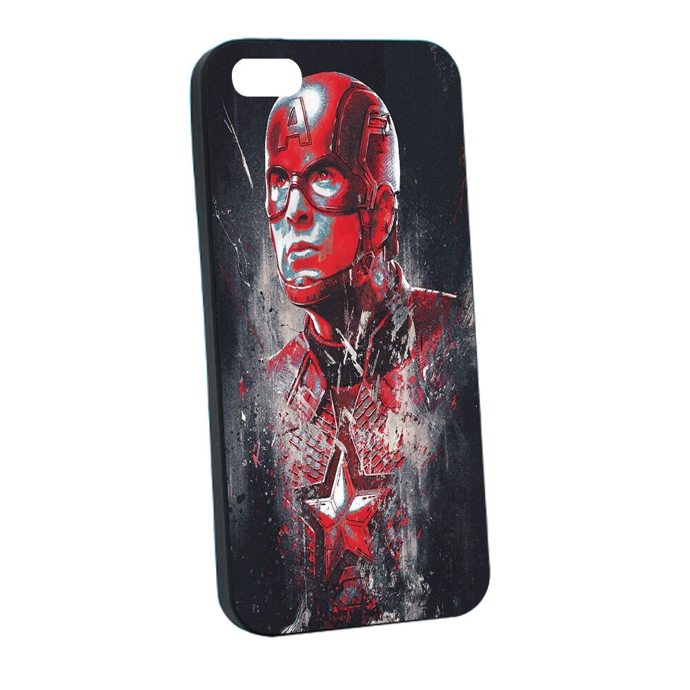Husa de protectie Marvel, Avengers pentru Apple iPhone SE / 5S / 5, rezistenta la uzura, anti-alunecare, din silicon Premium, B241