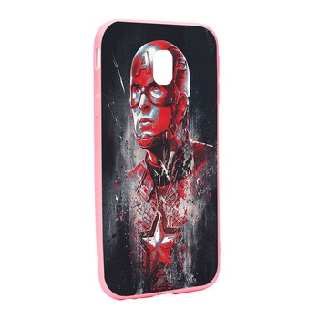 Husa de protectie Marvel, Avengers pentru Samsung Galaxy J7 2018, rezistenta la uzura, anti-alunecare, din silicon Premium, P241 Husa de protectie Marvel, Avengers pentru Samsung Galaxy J7 2018, rezistenta la uzura, anti-alunecare, din silicon Premium, P241