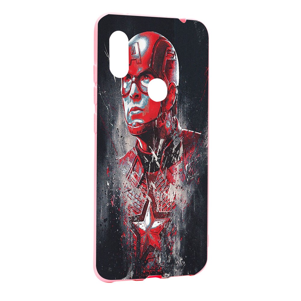 Husa de protectie Marvel, Avengers pentru Xiaomi Redmi Note 5 Pro, rezistenta la uzura, anti-alunecare, din silicon Premium, P241