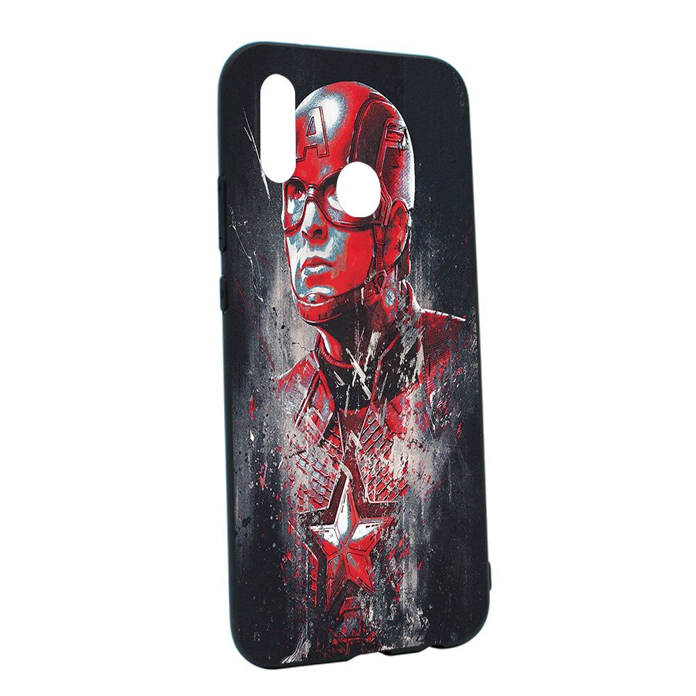 Husa de protectie Marvel, Avengers pentru Huawei P20 Lite, rezistenta la uzura, anti-alunecare, din silicon Premium, B241