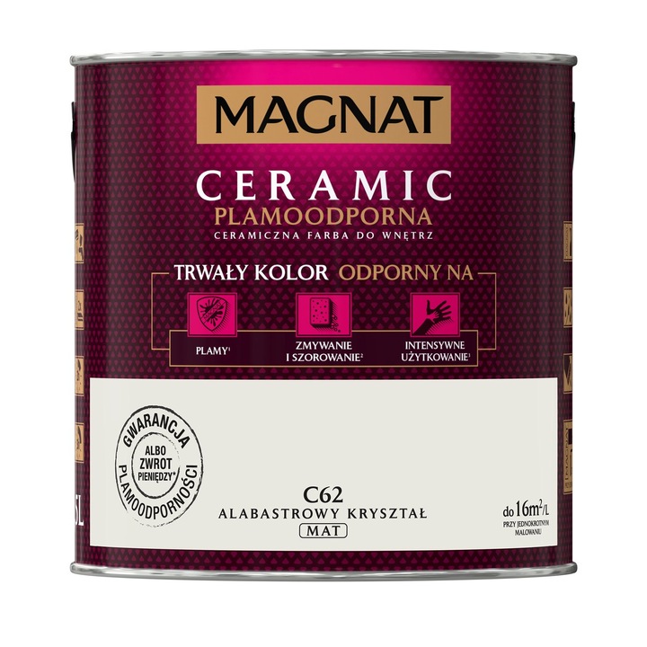 Vopsea ceramica pentru interior, MAGNAT CERAMIC, 2.5L