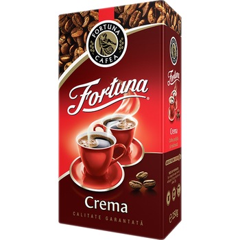 Cafea macinata Fortuna Crema , 500 g Cafea macinata Fortuna Crema , 500 g