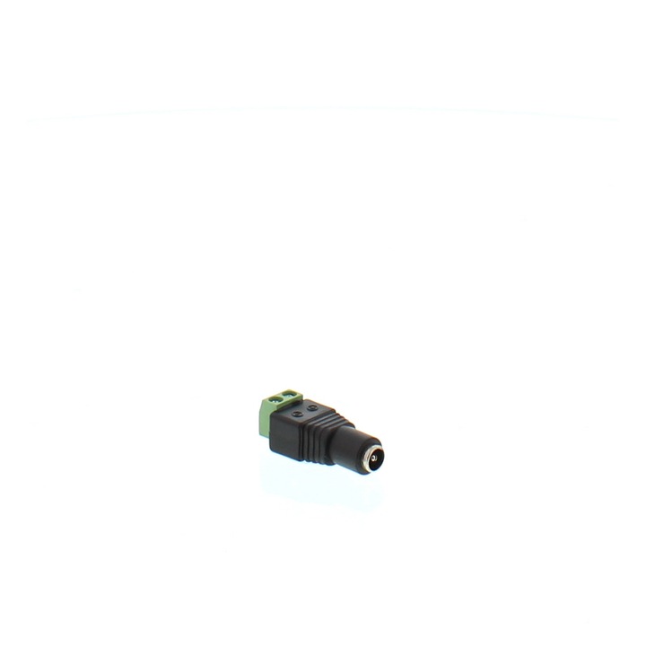 Well, DC anyacsatlakozó 2,1x5,5-es sorkapocs csavarral a CCTV-hez