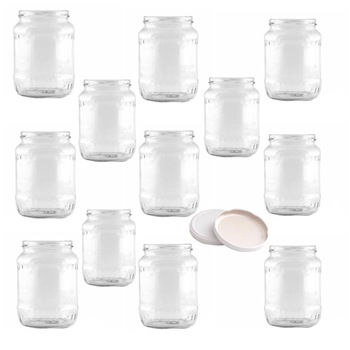 Pachet 12 x Borcane 720 ml + 12 x Capace Pachet 12 x Borcane 720 ml + 12 x Capace