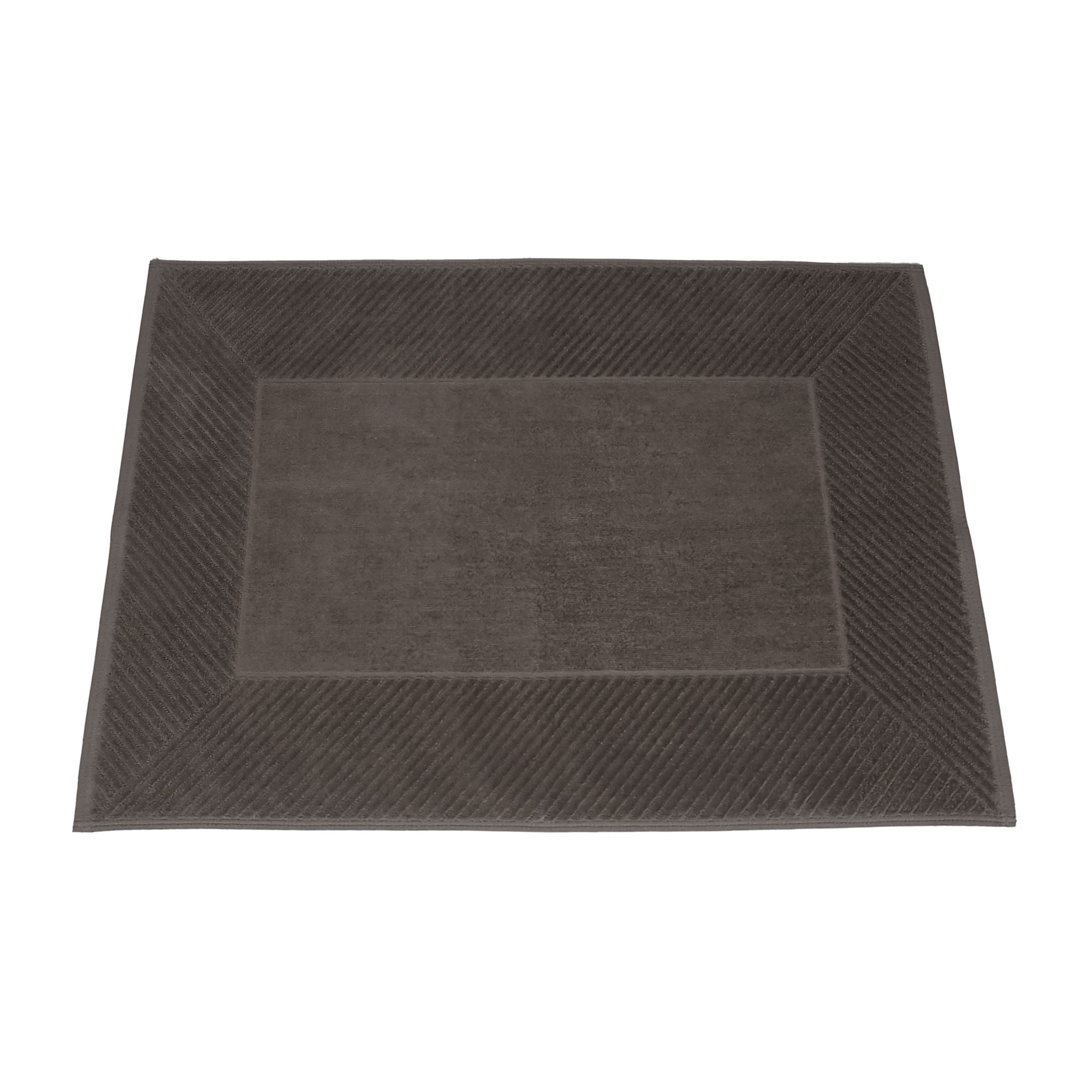 Covoras baie Home Deluxe Collection, Taupe, 50x80 cm, 1000 gr/mp, 100% bumbac