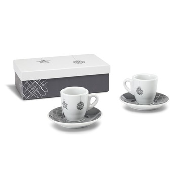 Set 2 cesti de cafea cu design de Craciun Set 2 cesti de cafea cu design de Craciun