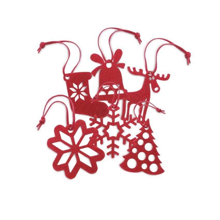 Ornamente pentru bradul de Craciun - Set 6 bucati