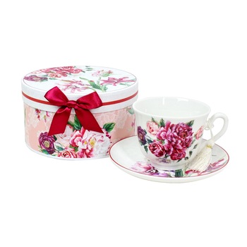 Ceasca Portelan Bobo R2020T1 D325, Floral, 200ml Ceasca Portelan Bobo R2020T1 D325, Floral, 200ml