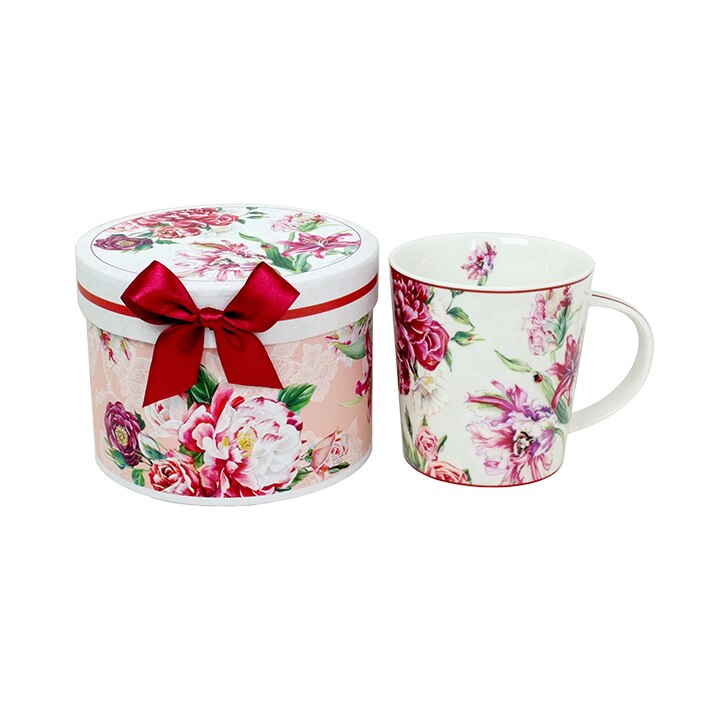 Cana Portelan Bobo R2124T N D325, Floral, 300ml