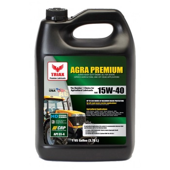 Ulei motor agricultura Triax Agra Premium HD 15W-40 CI-4 Triax, 3.78 L Ulei motor agricultura Triax Agra Premium HD 15W-40 CI-4 Triax, 3.78 L