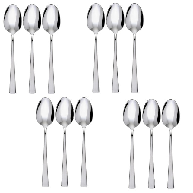 Set 12 linguri desert profesionale HISAR LARA colectia LARA