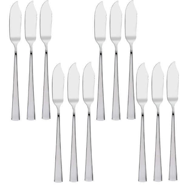 Set 12 cutite pentru peste profesionale HISAR colectia LARA