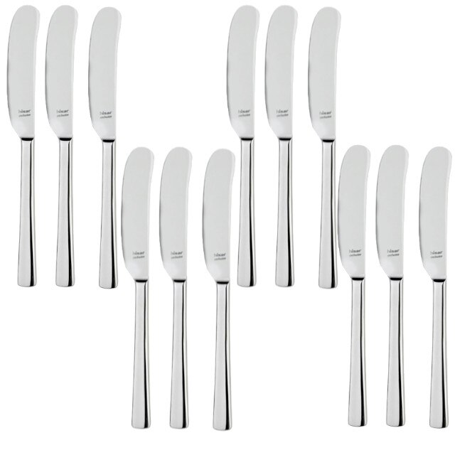 Set 12 cutite pentru unt profesionale HISAR colectia LARA
