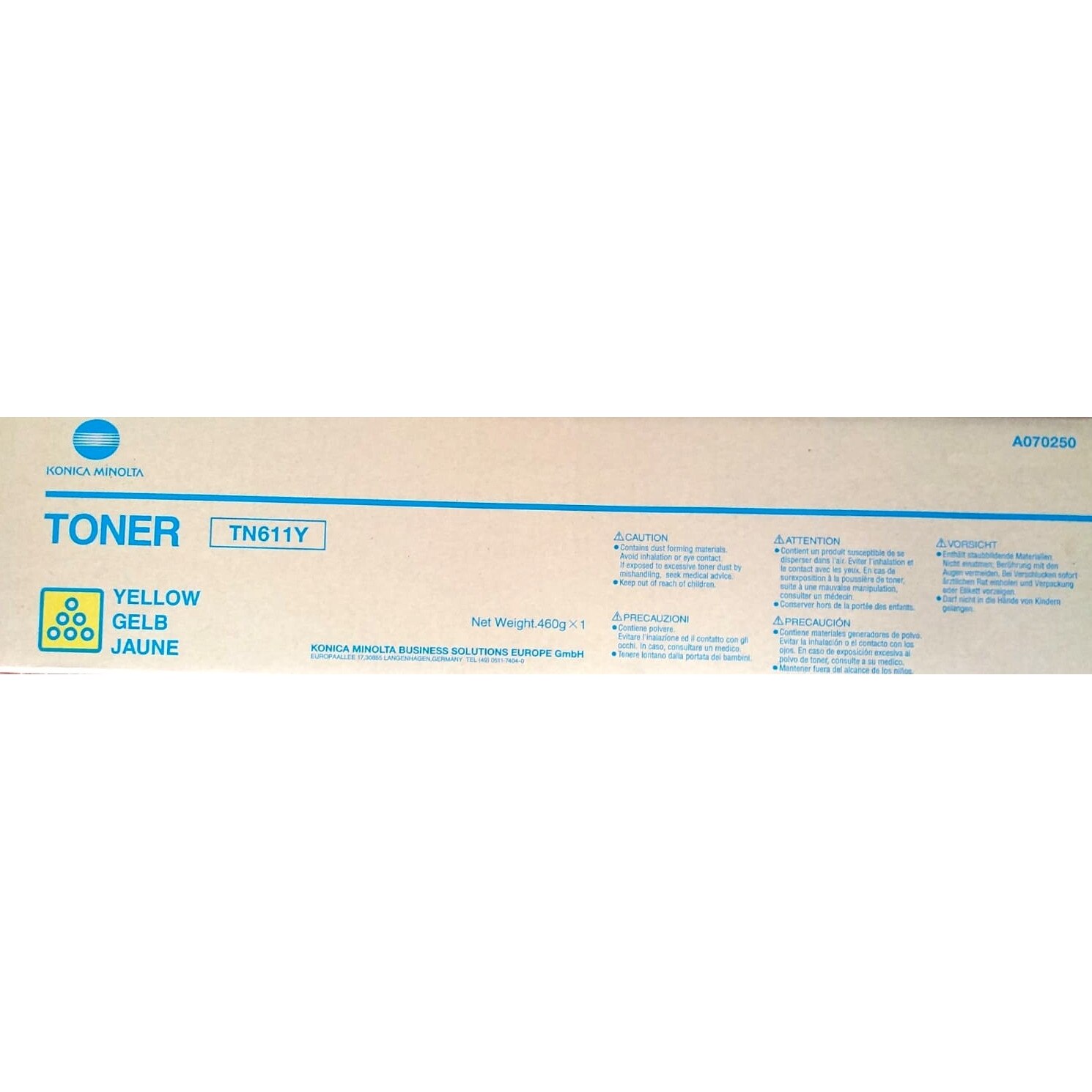 Cartus toner Konica Minolta bizhub C451 - TN611Y 27K
