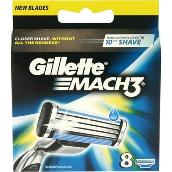 Rezerve pentru aparat de ras Gillette Mach3, 8 bucati