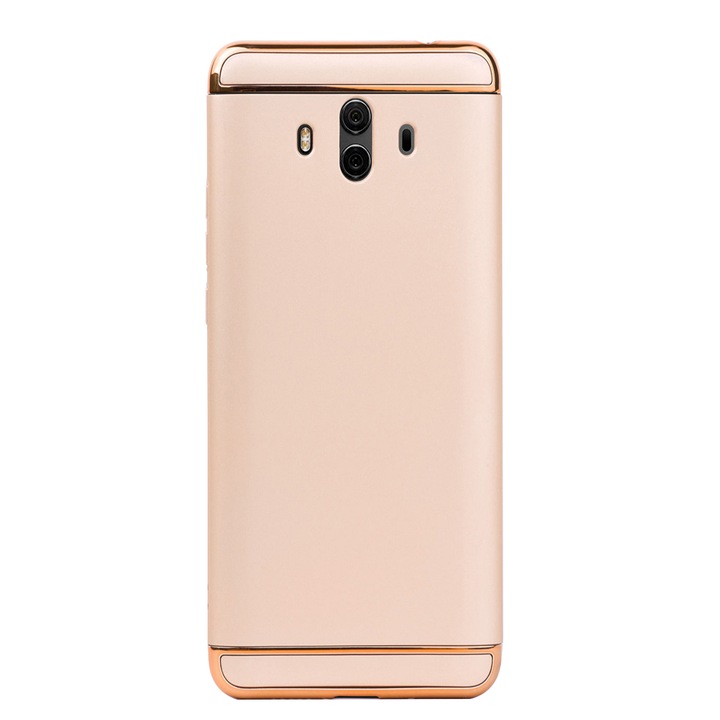 Luxus 3 részes tok/tok Huawei Mate 10 telefonhoz, Kemény, Magas védelem, Arany