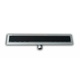 Rigola scurgere dus din INOX-COMPACT Black Glass-60 cm