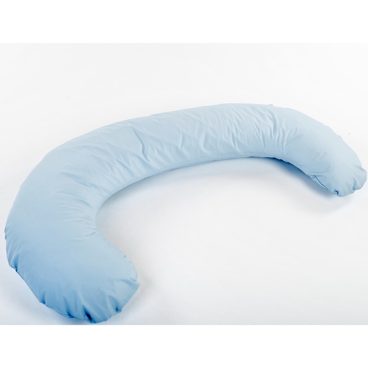 Perna gravide in forma literei C culoare Bleu - utila pentru toata familia