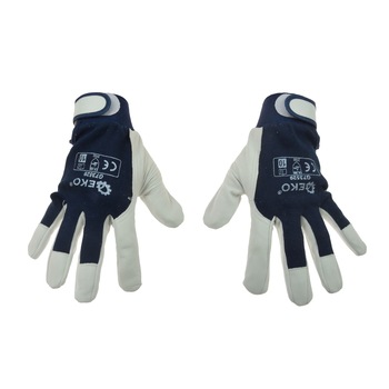 Manusi din piele pentru protectie, marimea 9, Geko G73528 Manusi din piele pentru protectie, marimea 9, Geko G73528