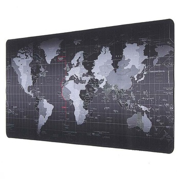 Mouse Pad cu Imprimeu Harta lumii, 80 x 40 cm Mouse Pad cu Imprimeu Harta lumii, 80 x 40 cm