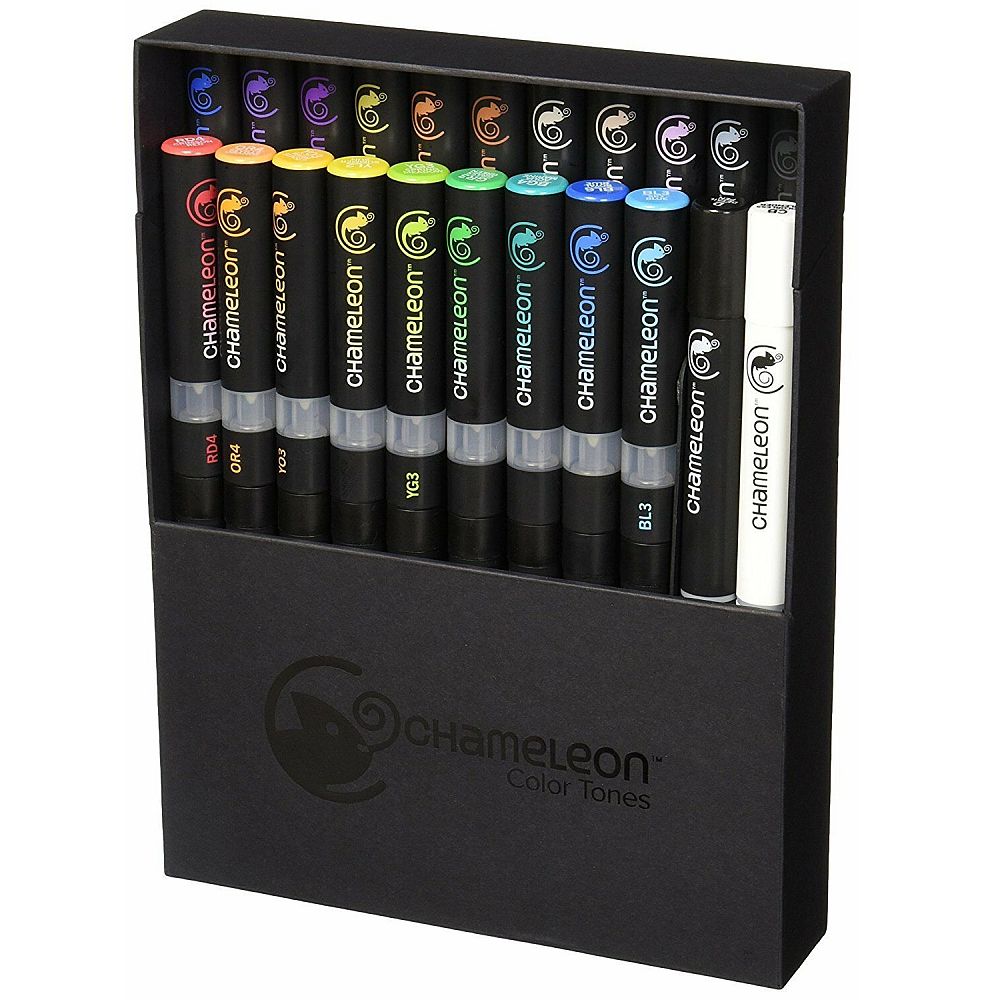 Markere CHAMELEON cu schimbare tonalitate 22 buc / set multicolor