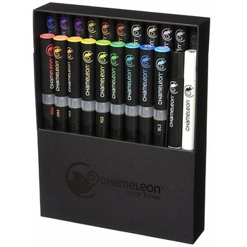Markere CHAMELEON cu schimbare tonalitate 22 buc / set multicolor Markere CHAMELEON cu schimbare tonalitate 22 buc / set multicolor