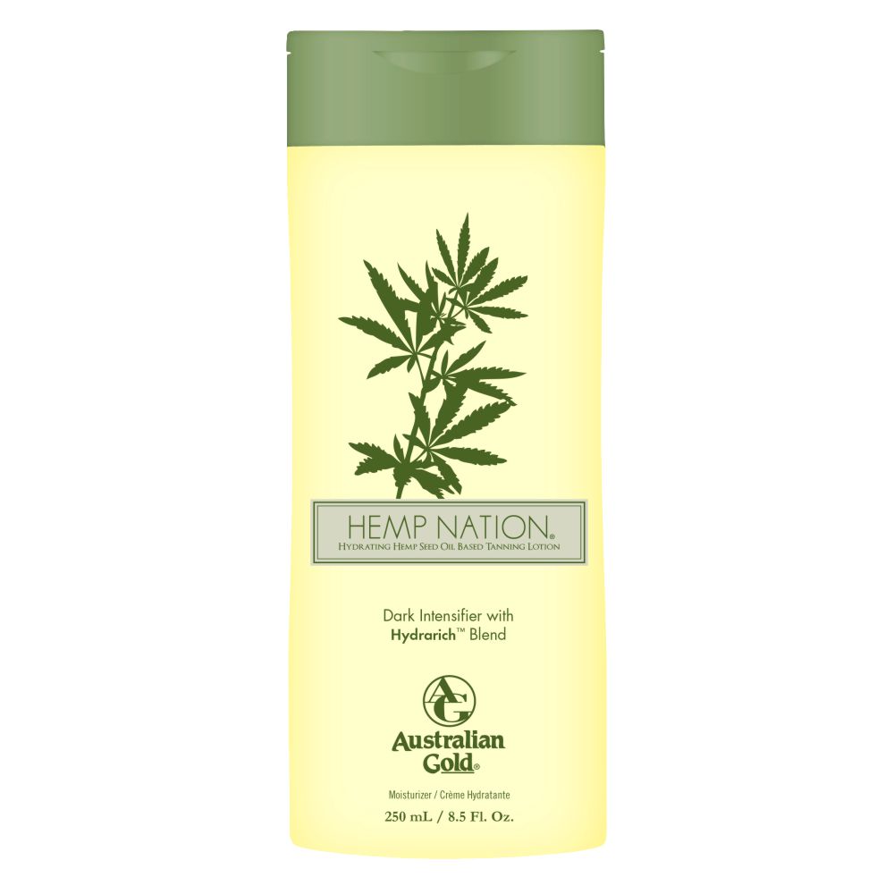 Lotiune pentru solar Australian Gold Hemp Nation Dark Intensifier, 250ml
