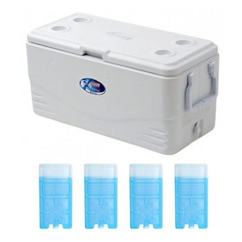 Set lada frigorifica Coleman Marine Xtreme 94 litri cu 4 pastile racire M10 Set lada frigorifica Coleman Marine Xtreme 94 litri cu 4 pastile racire M10