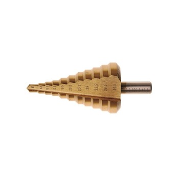 Burghiu din titan cu gaurire in trepte 6-40.5mm Burghiu din titan cu gaurire in trepte 6-40.5mm