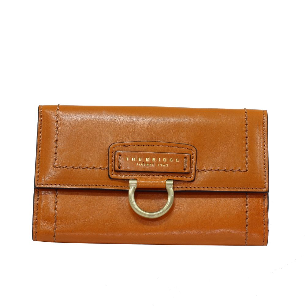 Portofel de dama The Bridge din piele naturala tabac 01611901