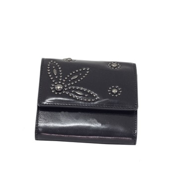 Portofel de dama The Bridge din piele naturala negru 0161394Y Portofel de dama The Bridge din piele naturala negru 0161394Y