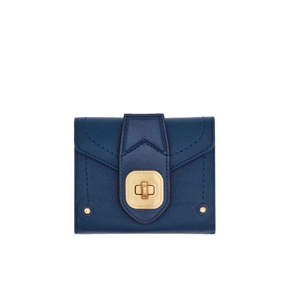 Portofel de dama The Bridge din piele naturala albastru 0160292F