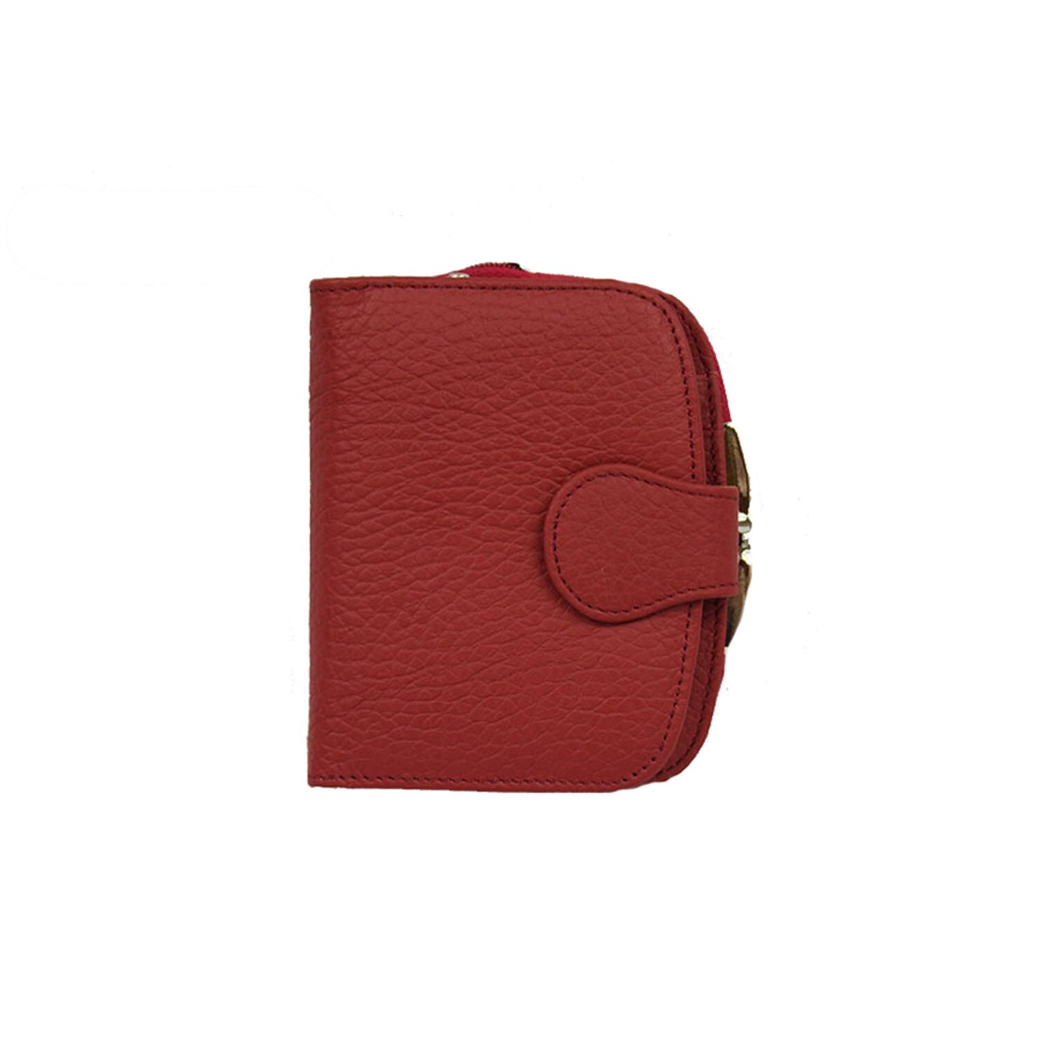 Portofel dama din piele naturala 301 RedR1