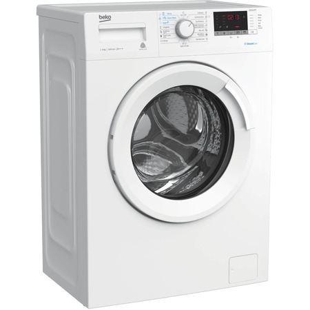 Masina de spalat rufe slim Beko WRE6512BWWU SteamCure, 1000 RPM, 6 kg, Clasa A+++