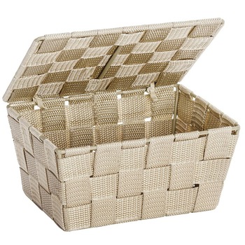 Cos de depozitare wenko , dimensiuni 14x19x10 cm , Bej Cos de depozitare wenko , dimensiuni 14x19x10 cm , Bej