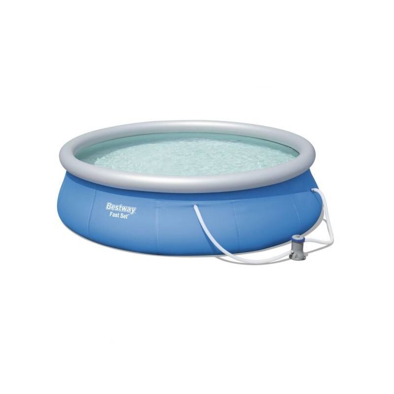 Piscina Supraterana Rotunda Bestway Fast Set 396x84 Cm