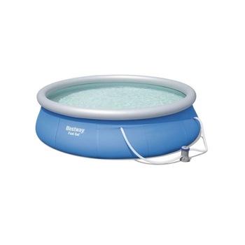 Piscina Supraterana Rotunda Bestway Fast Set 396x84 Cm Piscina Supraterana Rotunda Bestway Fast Set 396x84 Cm