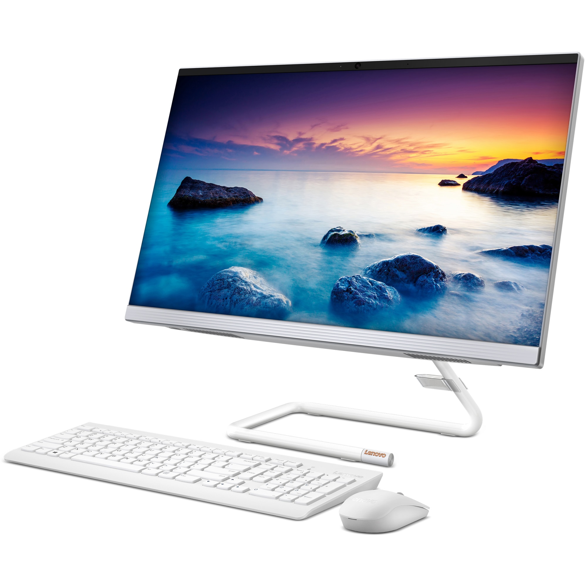 Sistem All-in-One Lenovo IdeaCentre A340-24IWL cu procesor Intel
