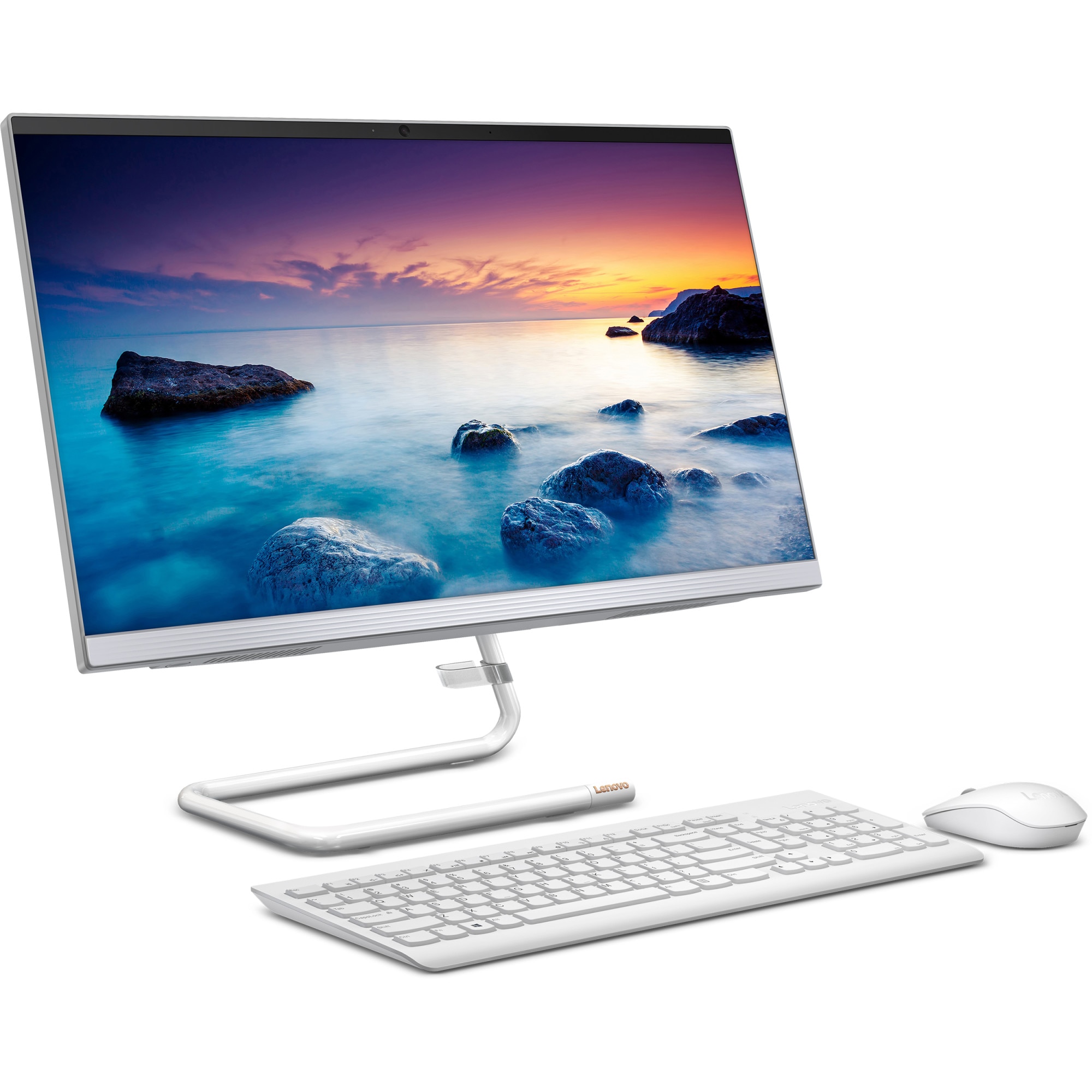 【極美品】Lenovo ideacentre A340 ホワイト Win11 Sistem All-in-One Lenovo IdeaCentre A340-24IWL cu procesor Intel