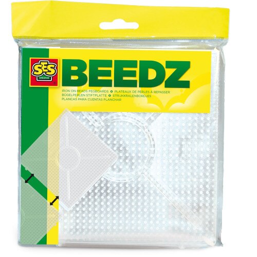 Set 2 Placi Patrate Transparente pentru Margele SES