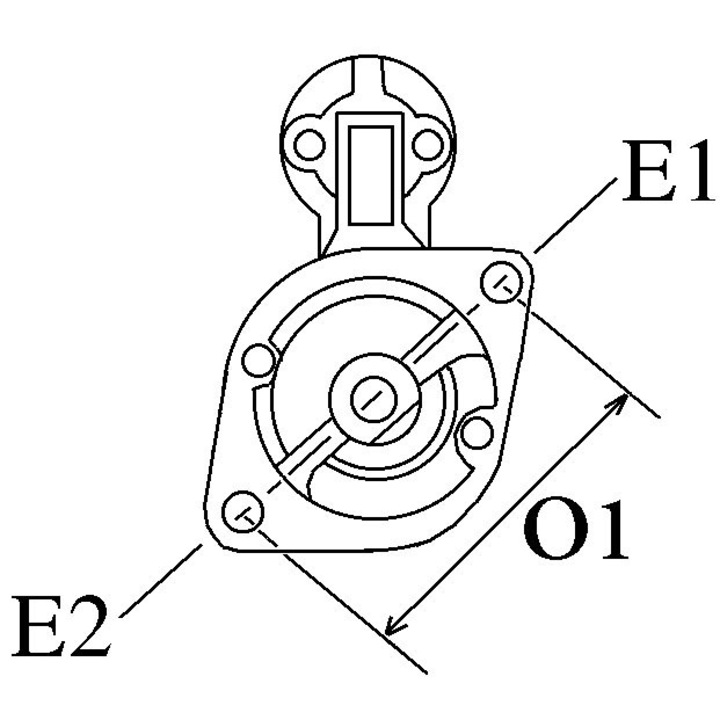 Electromotor 114095 Dacia Logan 1.1, 1.2, Renault Clio