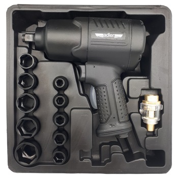 SET Pistol Impact pneumatic 1590Nm 6.3 bari 1/2 SET Pistol Impact pneumatic 1590Nm 6.3 bari 1/2